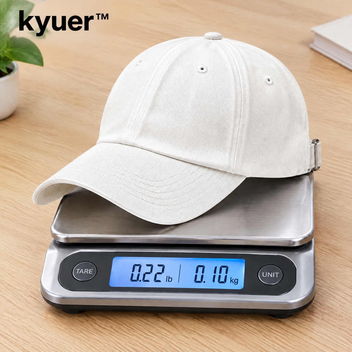 kyuer™ Avery Cotton Baseball Cap - weight