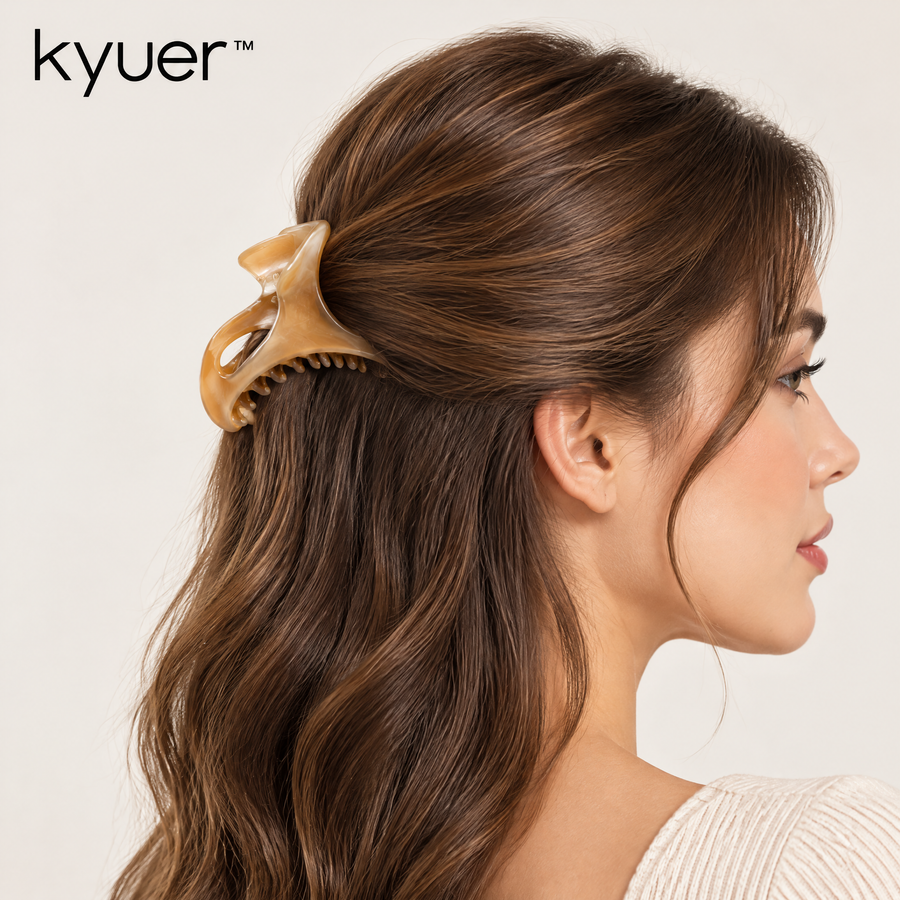 kyuer™ Sienna Sculptural Hair Claw - scene