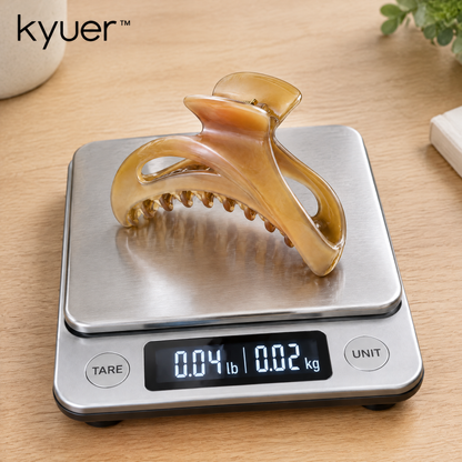 kyuer™ Sienna Sculptural Hair Claw - weight