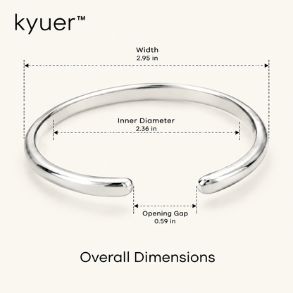 kyuer™ Cora Open Cuff Bracelet - size
