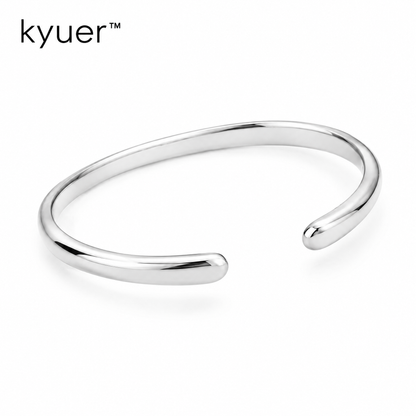 kyuer™ Cora Open Cuff Bracelet - white background