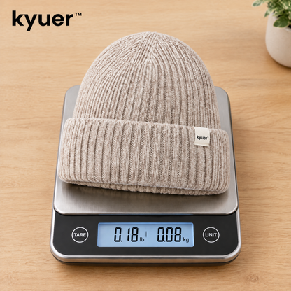 kyuer™ Rowan Ribbed Knit Beanie - weight