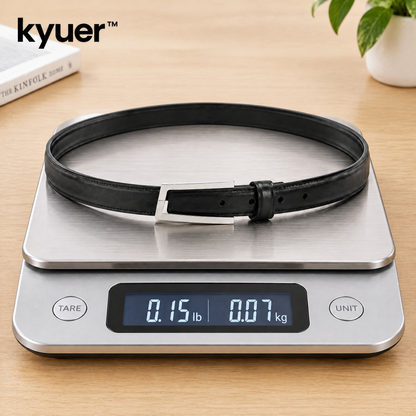 kyuer™ Arden Minimal Buckle Belt - weight