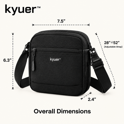 kyuer™ Milo Compact Crossbody Bag - size