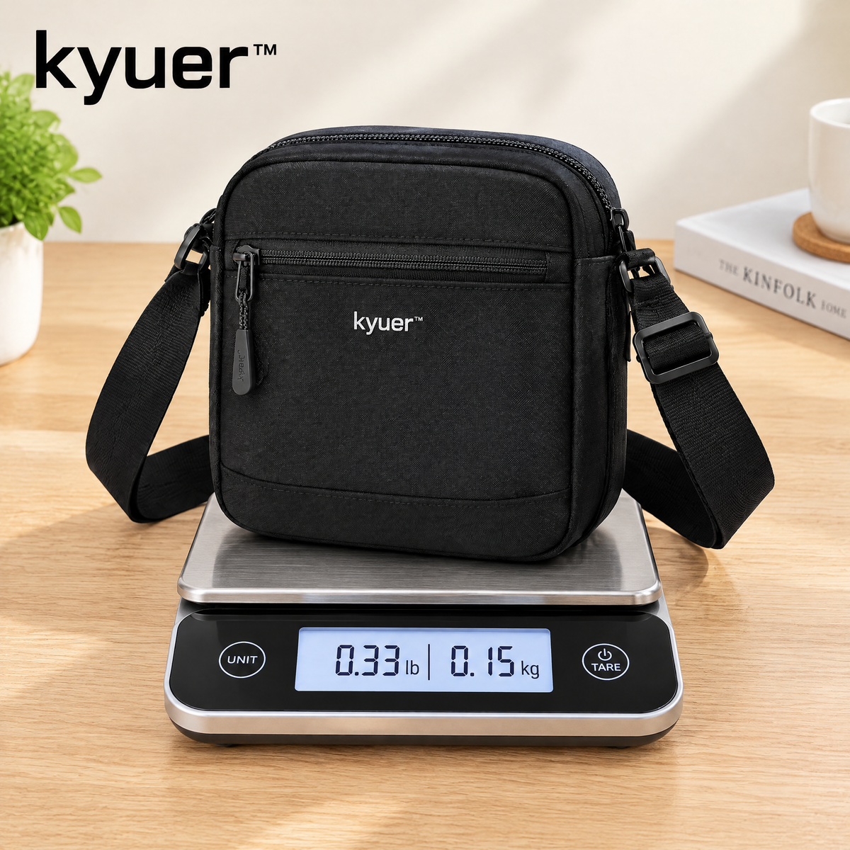 kyuer™ Milo Compact Crossbody Bag - weight