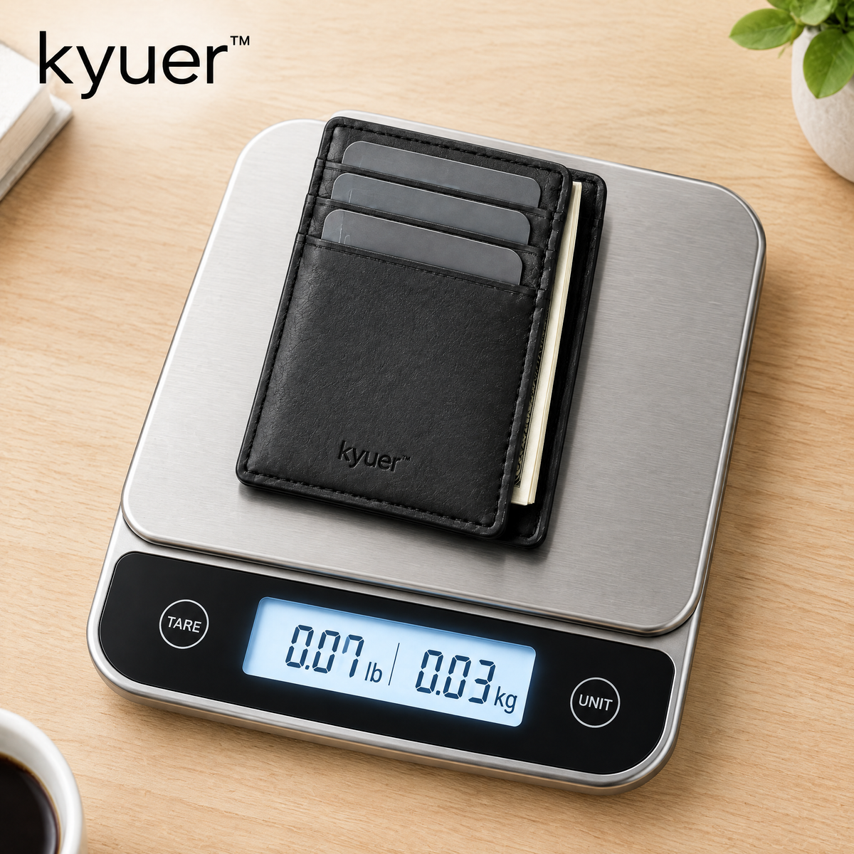 kyuer™ Quinn Slim Card Holder - weight