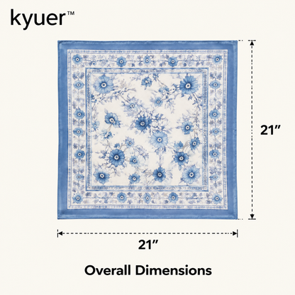 kyuer™ Celeste Printed Square Scarf - size